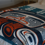 Box Blanket Design by Andy Everson Northwest Coast art blanket