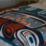 Box Blanket Design by Andy Everson Northwest Coast art blanket