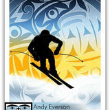 Native fine art print called Thunderbird by indigenous artist Andy Everson