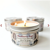 Close up of Sequoia candles by indigenous artist 2