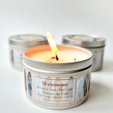 Close up of Sequoia candles by indigenous artist 5