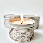 Close up of Sequoia candles by indigenous artist 8