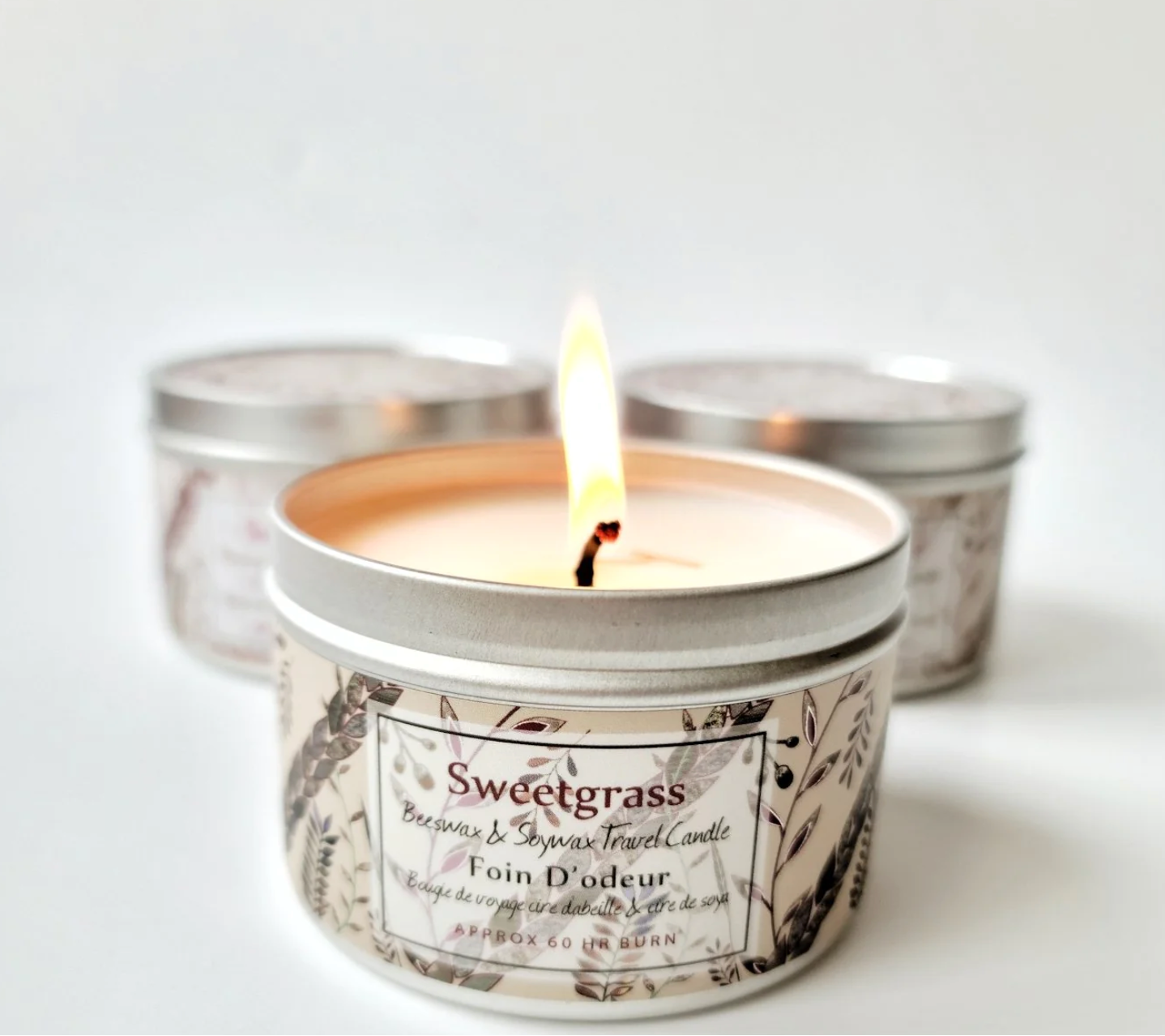 Close up of Sequoia candles by indigenous artist 8