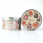 Close up of Sequoia candles by indigenous artist 9