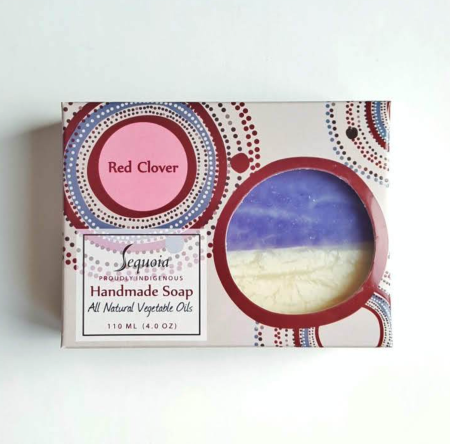 Close up of Sequoia soaps by indigenous artist 10