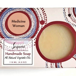 Close up of Sequoia soaps by indigenous artist 15