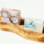 Close up of Sequoia soaps by indigenous artist 8