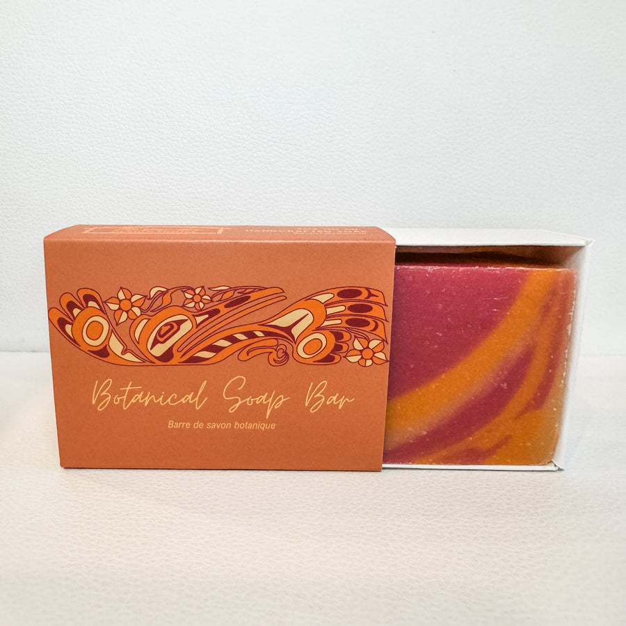 Close up of Totem Healing House candle collection by indigenous artist 3