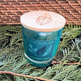 Close up of candle collection by indigenous artist design 11