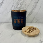 Close up of candle collection by indigenous artist  design 4