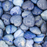 Close up of heart shaped crystals and stones by indigenous artist 10