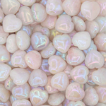 Close up of heart shaped crystals and stones by indigenous artist 11