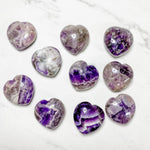 Close up of heart shaped crystals and stones by indigenous artist 5