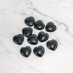 Close up of heart shaped crystals and stones by indigenous artist 6