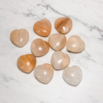 Close up of heart shaped crystals and stones by indigenous artist 8