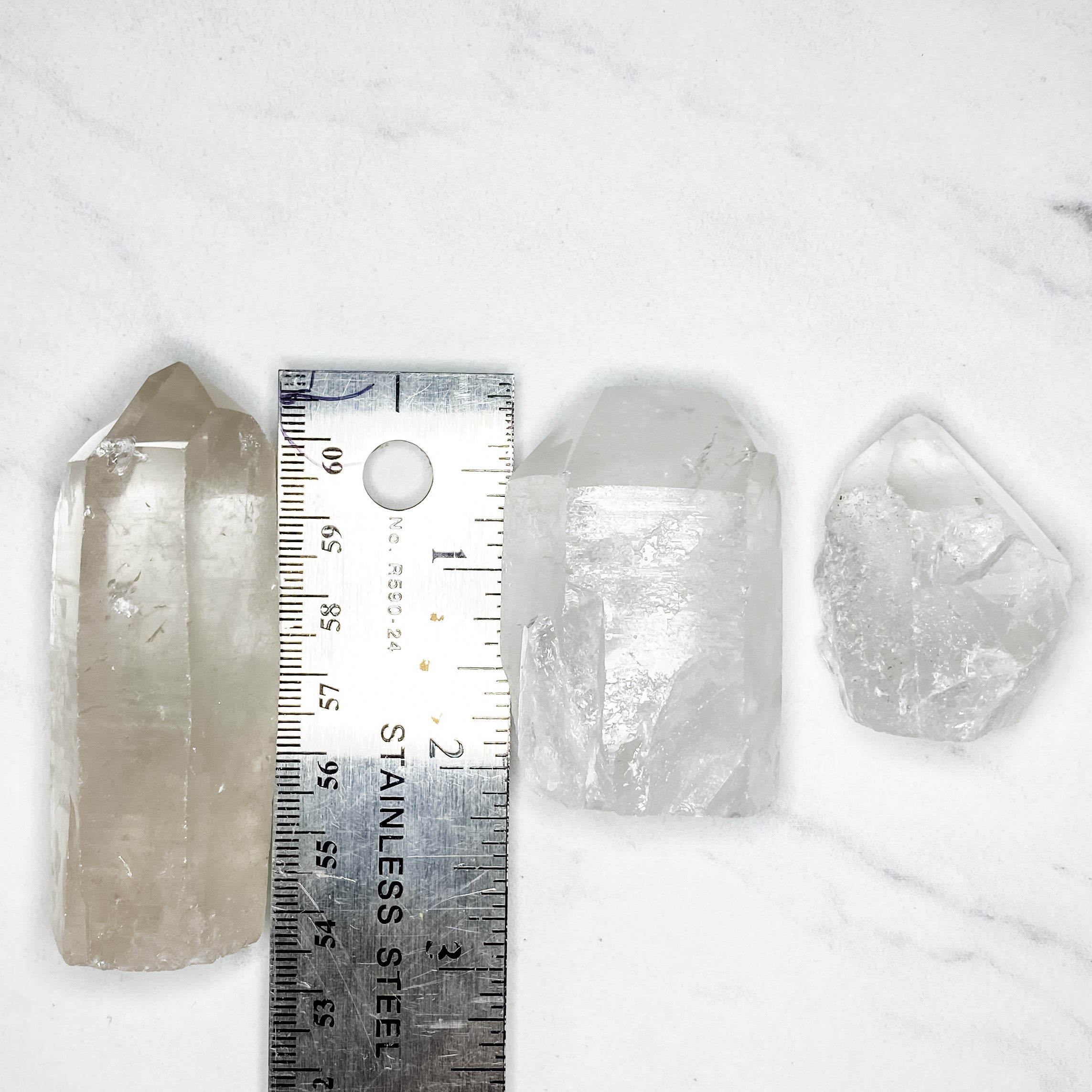 Close up of quartz points by indigenous artist 2