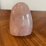 Close up of rose quartz stone by indigenous artist 10
