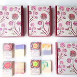 Close up of Sequoia soap gift sets by indigenous artist 7