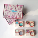 Close up of Sequoia soap gift sets by indigenous artist 8