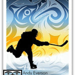 Native fine art print called Wolf by indigenous artist Andy Everson