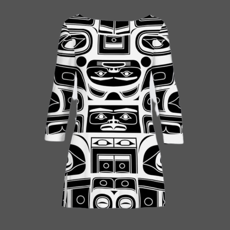 Womens top from the Prerogative Collection created by indigenous artist