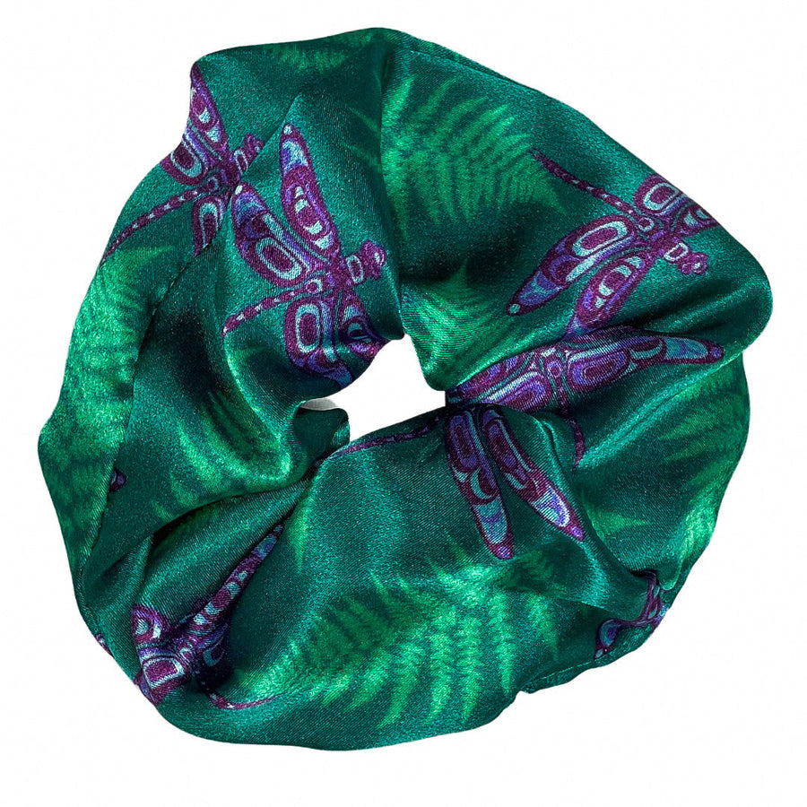 womens scrunchies created by indigenous artist in multi colors 4