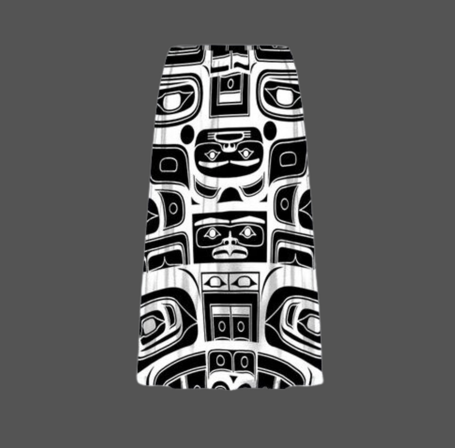 Womens skirt from the Prerogative Collection created by indigenous artist