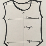 womens top created by indigenous artist called idle no more size chart
