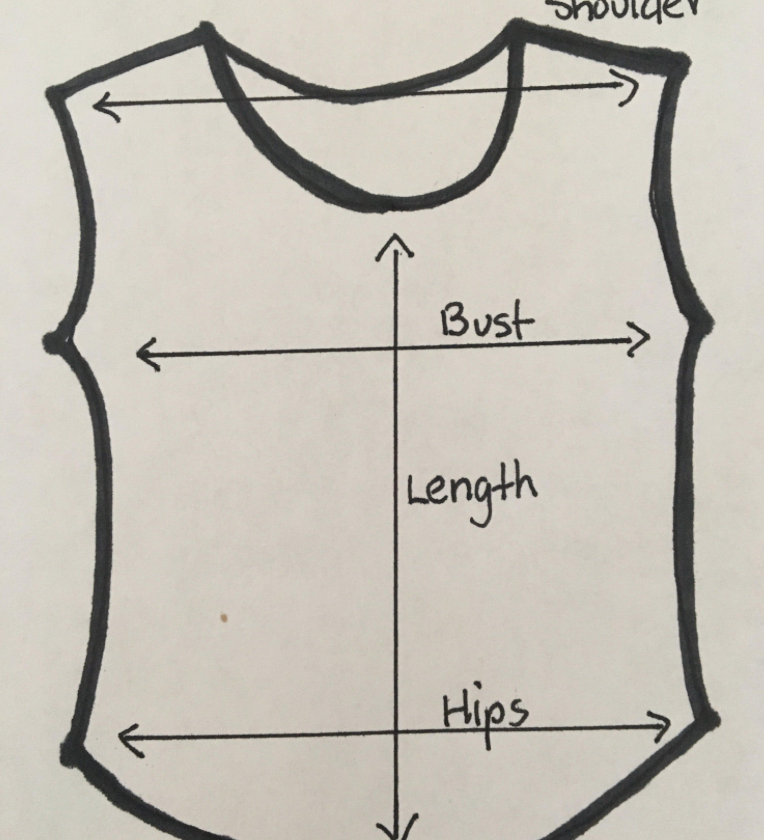 womens top created by indigenous artist called idle no more size chart