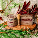 Daily Ritual Set – Align: Pu-erh MediciTeas tin, Align roll-on and Bear Sweet Tobacco botanical soap