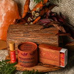 Daily Ritual Set – Bliss: Earl Grey MediciTeas tin, Bliss roll-on and Hummingbird Sunkissed Citrus botanical soap