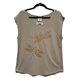 Dragonflies Women's Eco-friendly Cap Sleeve