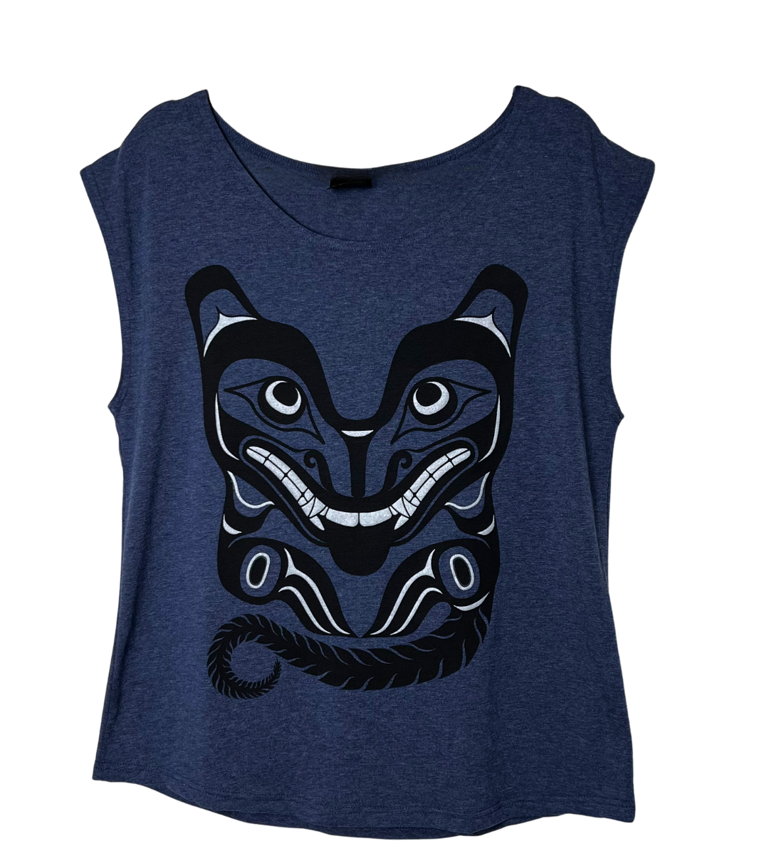 Wolf Women's Eco-friendly Cap Sleeve