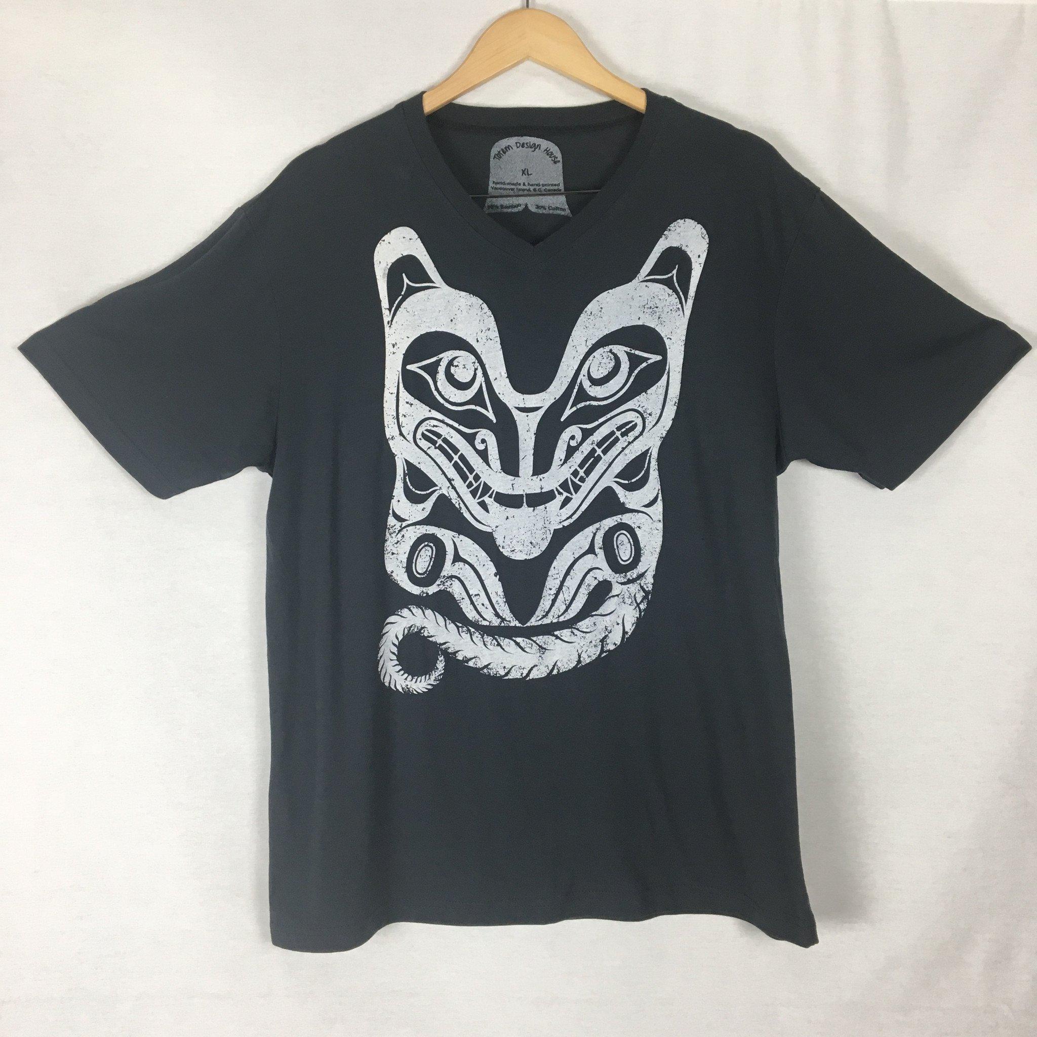 Mens/Unisex Bamboo Tshirt - Wolf