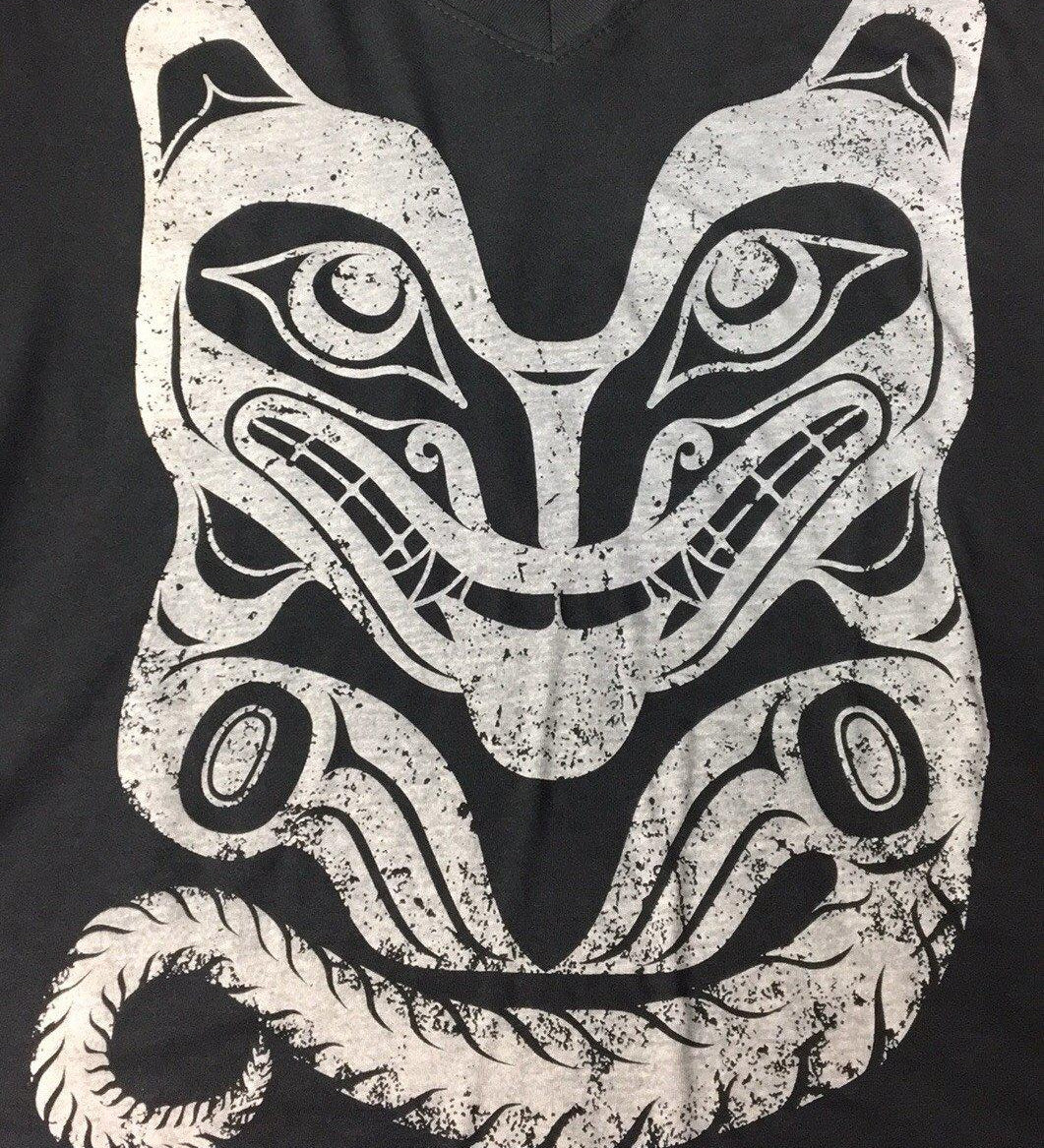 Mens/Unisex Bamboo Tshirt - Wolf