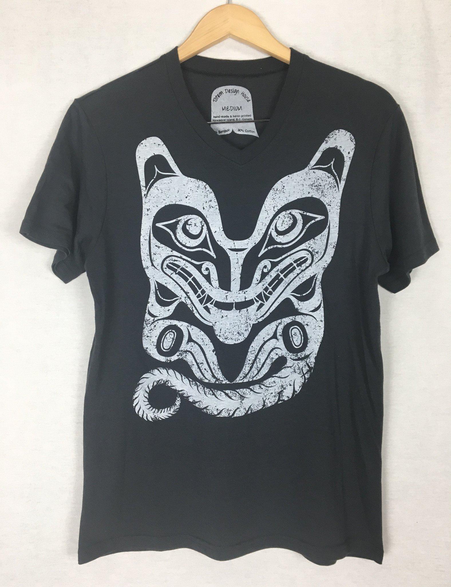Mens/Unisex Bamboo Tshirt - Wolf