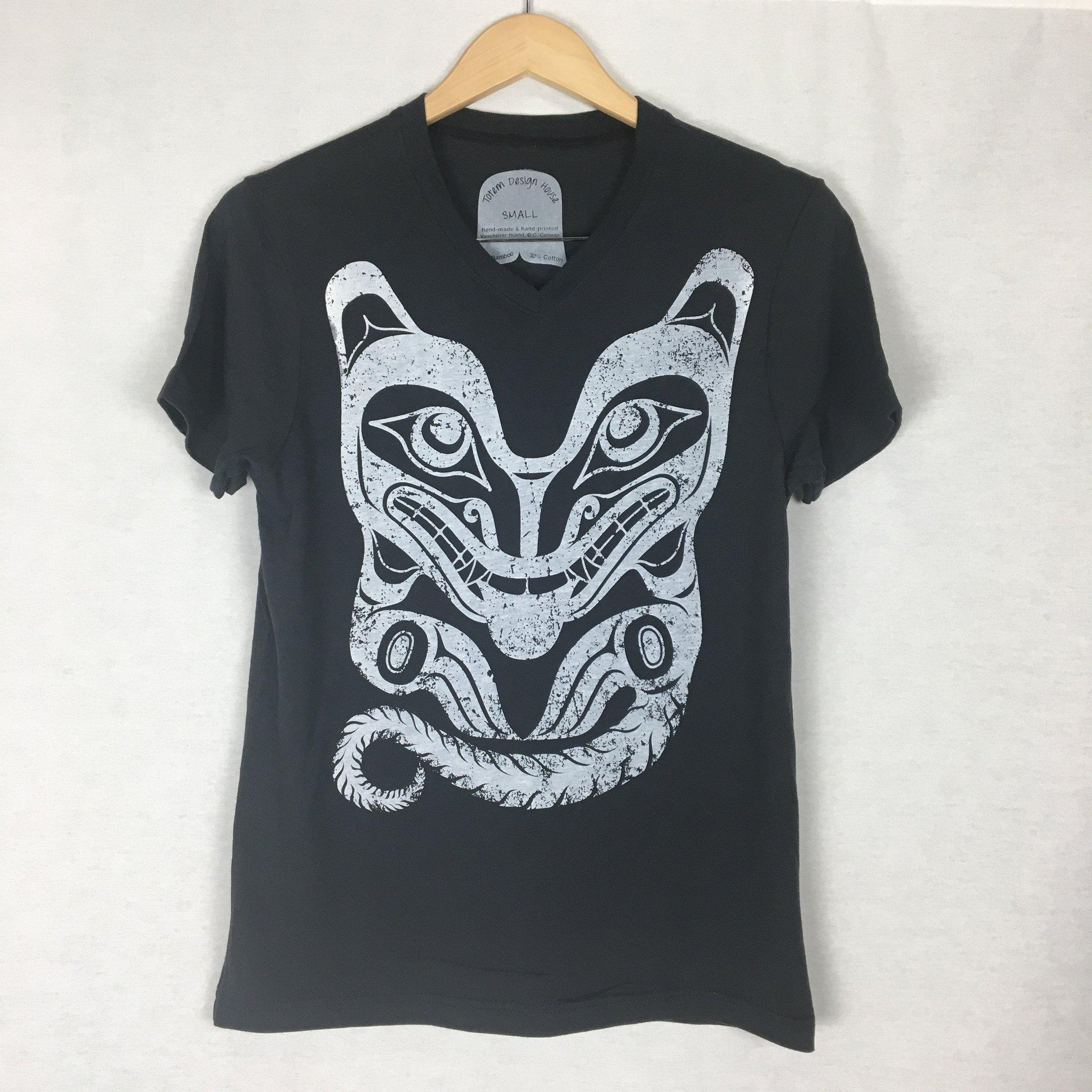 Mens/Unisex Bamboo Tshirt - Wolf